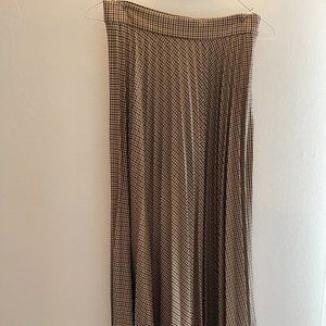 Zara pleated midi skirt